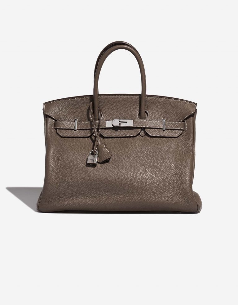 Hermès Birkin 35 Etoupe Front  | Sell your designer bag on Saclab.com
