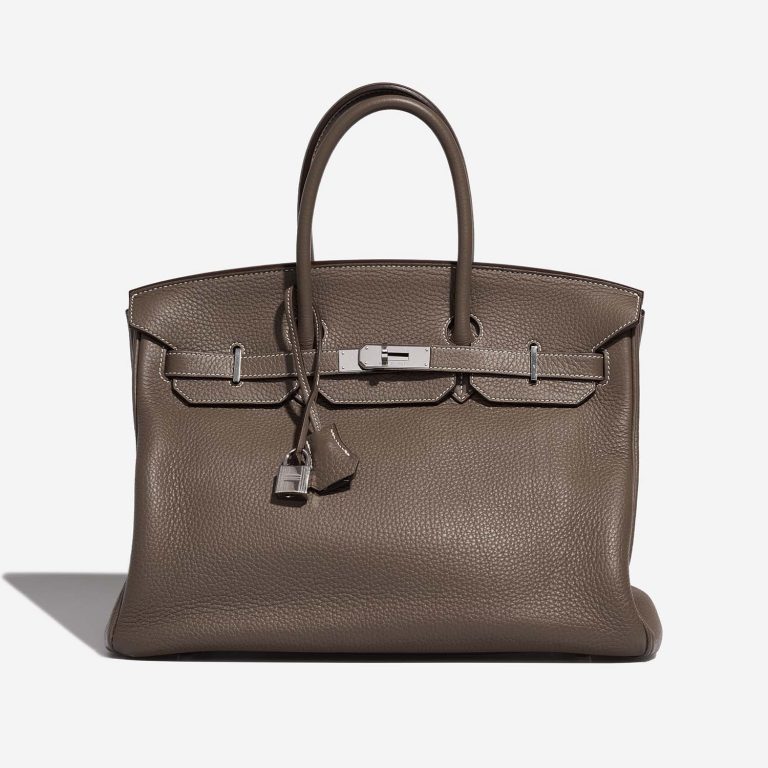 Hermès Birkin 35 Etoupe Front  | Sell your designer bag on Saclab.com