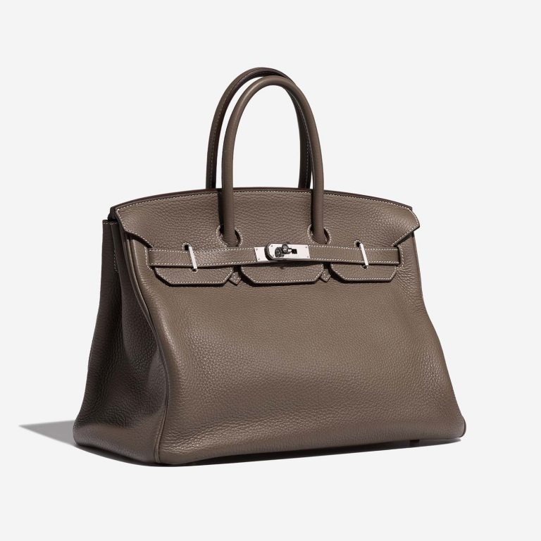 Hermès Birkin 35 Etoupe Side Front  | Sell your designer bag on Saclab.com