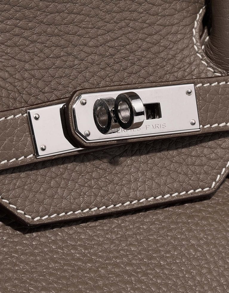 Hermès Birkin 35 Etoupe Closing System  | Sell your designer bag on Saclab.com