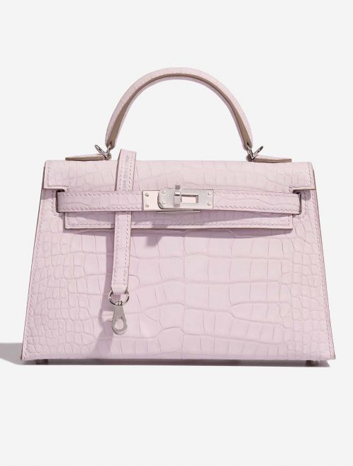 Hermès Kelly Mini MauvePale Front  | Sell your designer bag on Saclab.com