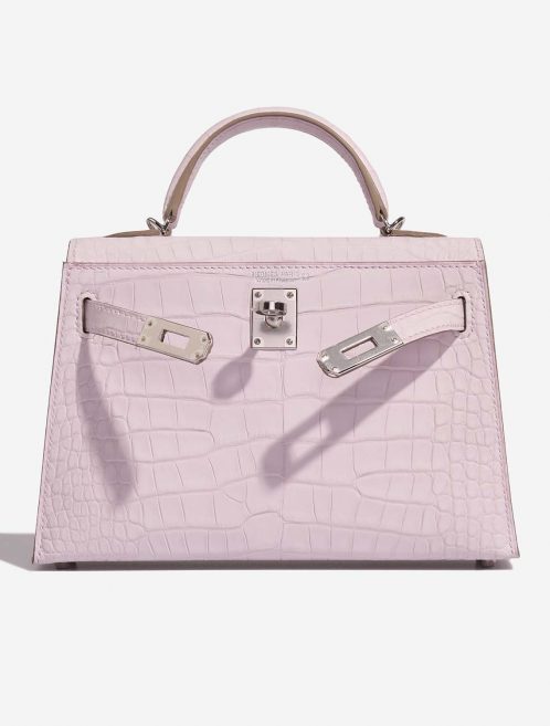 Hermès Kelly Mini MauvePale Front Open | Sell your designer bag on Saclab.com