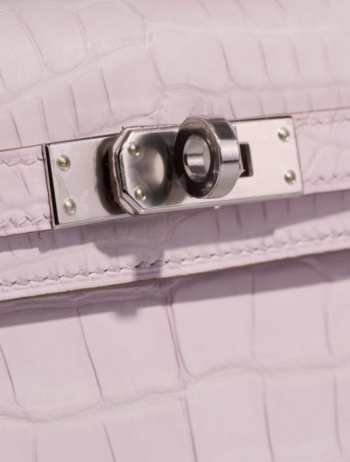 Hermès Kelly Mini MauvePale Closing System  | Sell your designer bag on Saclab.com