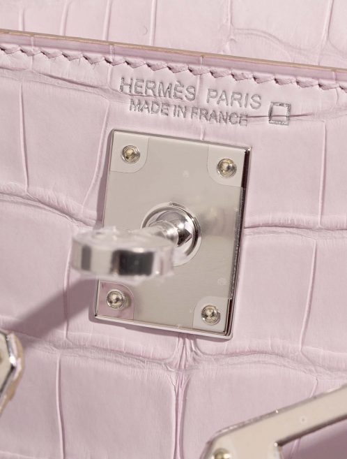 Hermès Kelly Mini MauvePale Logo  | Sell your designer bag on Saclab.com