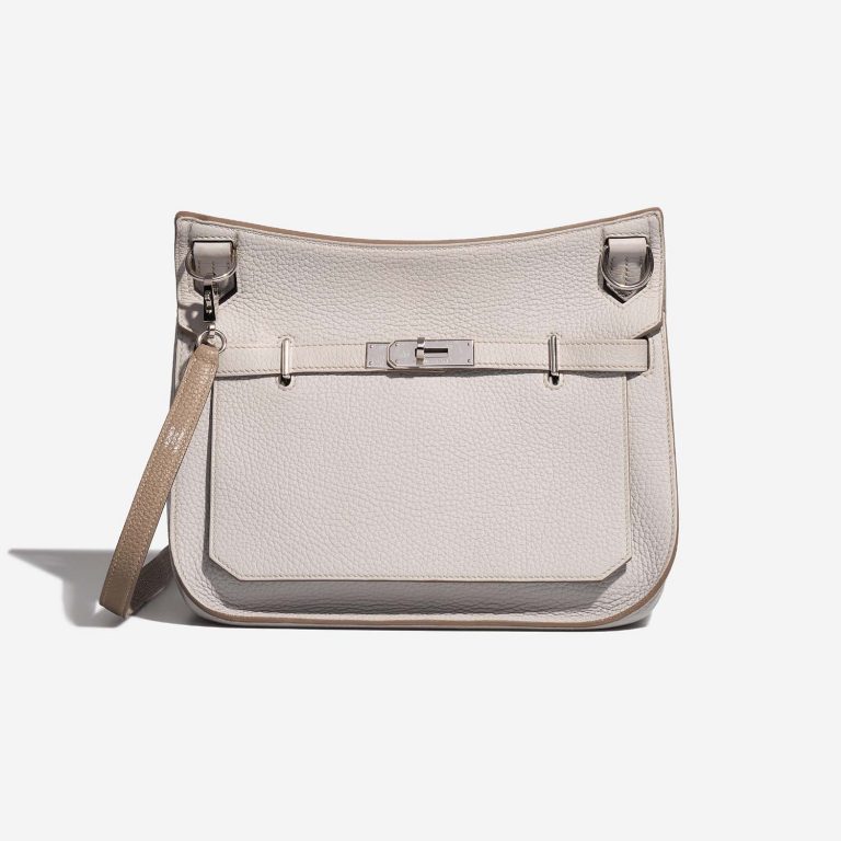 Hermès Jypsiere 28 GrisPerle-GrisTourterelle 2F S | Sell your designer bag on Saclab.com