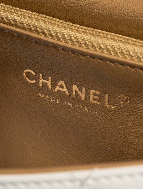 Chanel Timeless Pearls White Logo  | Sell your designer bag on Saclab.com