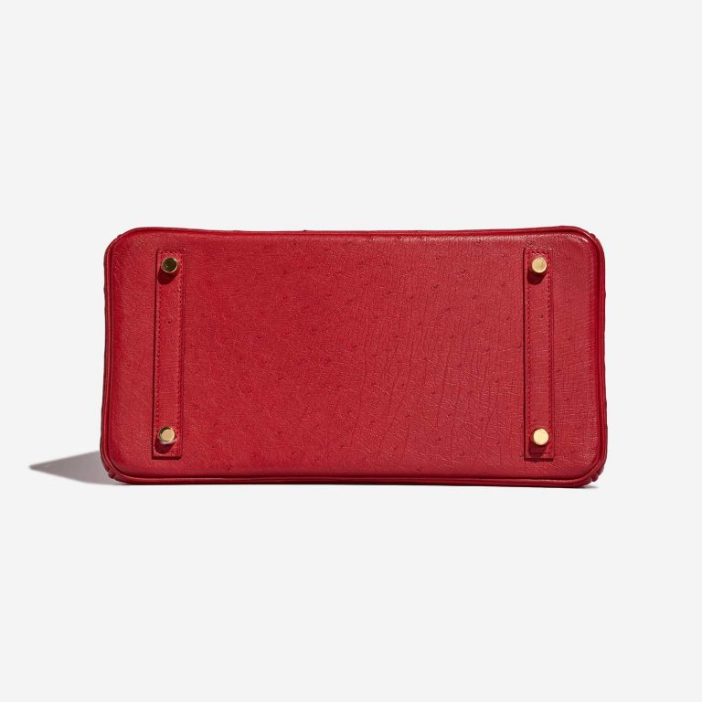 Hermès Birkin 30 RougeVif Bottom  | Sell your designer bag on Saclab.com