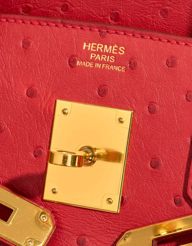 Hermès Birkin 30 RougeVif Logo  | Sell your designer bag on Saclab.com