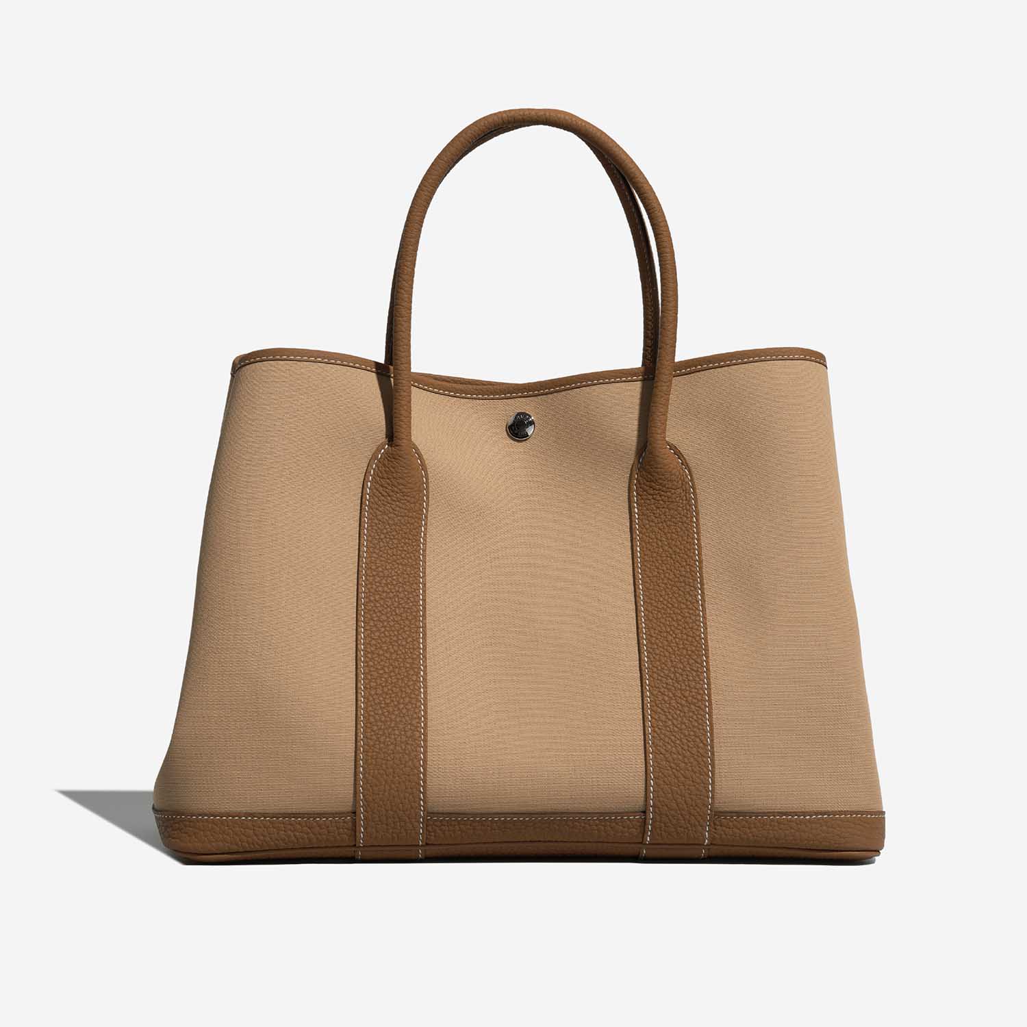 HERMES◆GARDEN PARTY 36 Beton/Gold◆ Hermès Garden Party 36 Toile / Negonda Trench / Gold | SACLÀB