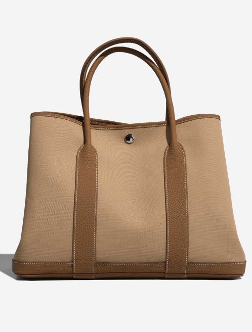 Hermès GardenParty 36 Trench-Gold Back  | Sell your designer bag on Saclab.com
