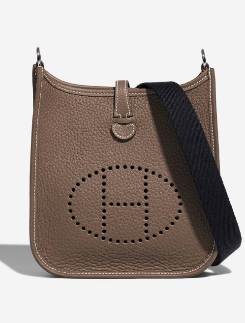 Hermès Evelyne 16 Etoupe-BleuIndigo 2F S | Sell your designer bag on Saclab.com