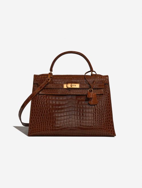 Hermès Kelly 32 Porosus Crocodile Etrusque Front | Sell your designer bag