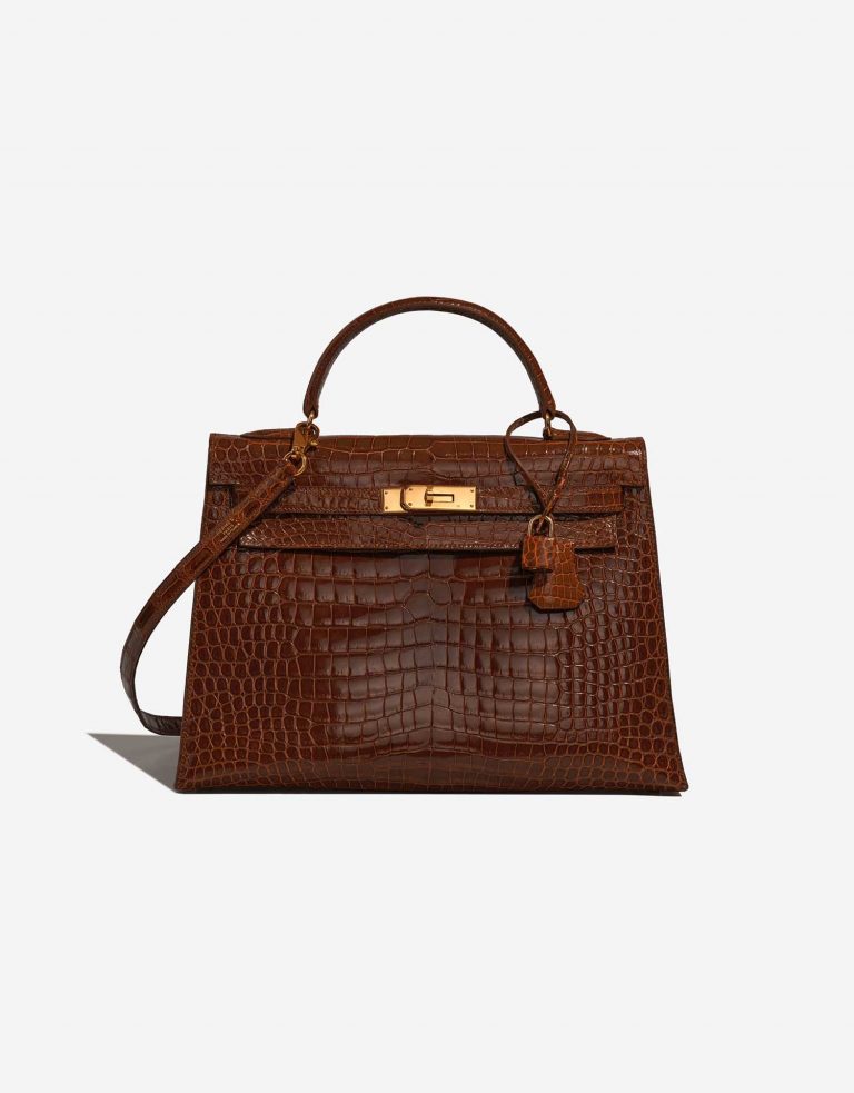 Hermès Kelly 32 Porosus Crocodile Etrusque Front | Sell your designer bag