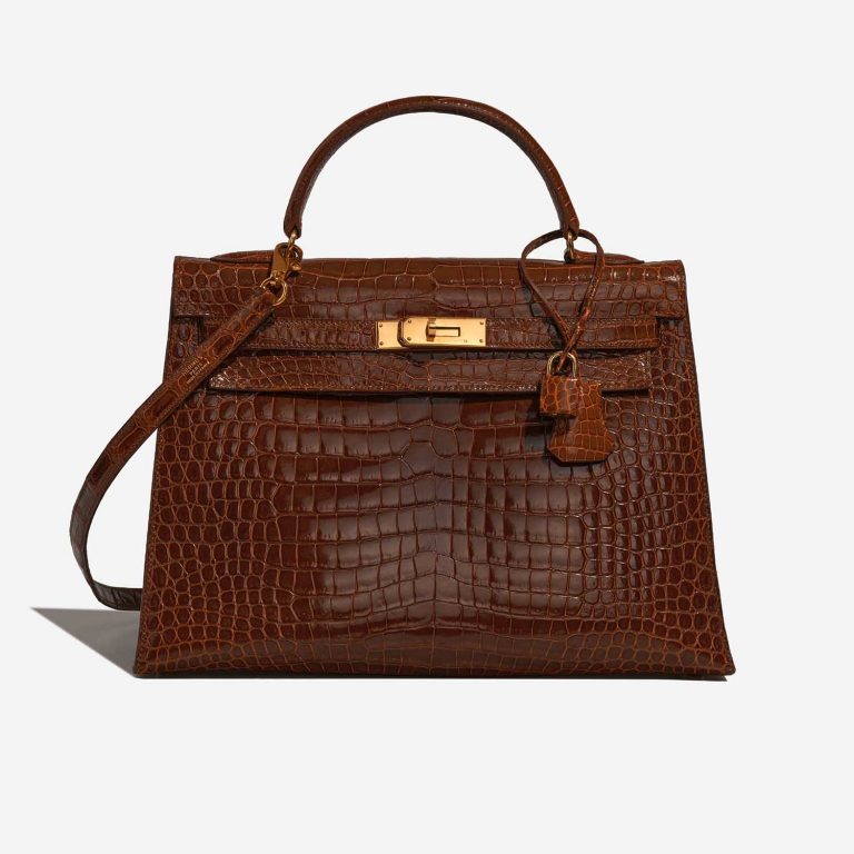 Hermès Kelly 32 Porosus Crocodile Etrusque Front | Sell your designer bag