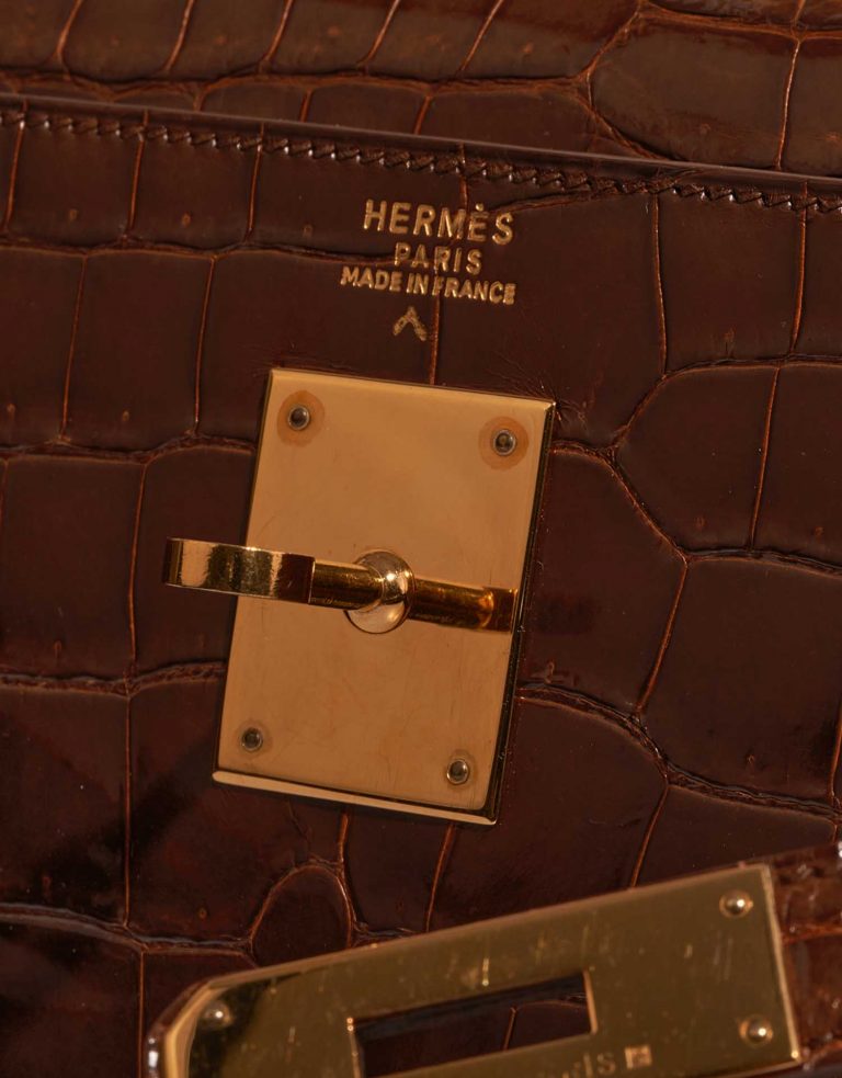 Hermès Kelly 32 Porosus Crocodile Etrusque Logo | Sell your designer bag