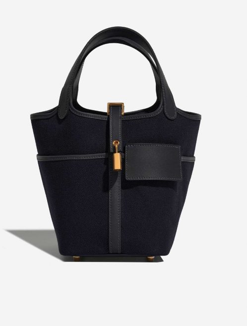 Hermès Picotin 18 BleuMarine-Caban Front  | Sell your designer bag on Saclab.com