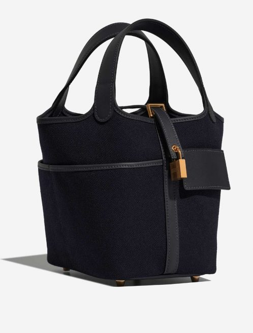 Hermès Picotin 18 BleuMarine-Caban Side Front  | Sell your designer bag on Saclab.com