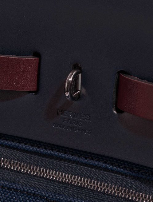 Hermès Herbag 31 BleuMarine-BleuIndigo-Black-RougeSellier Logo  | Sell your designer bag on Saclab.com