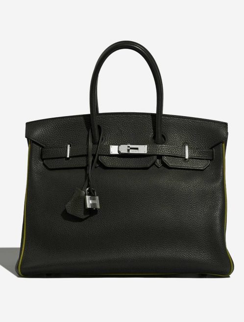 Hermès Birkin 35 VertFonce-VertChartreuse-VertAnis Front  | Sell your designer bag on Saclab.com