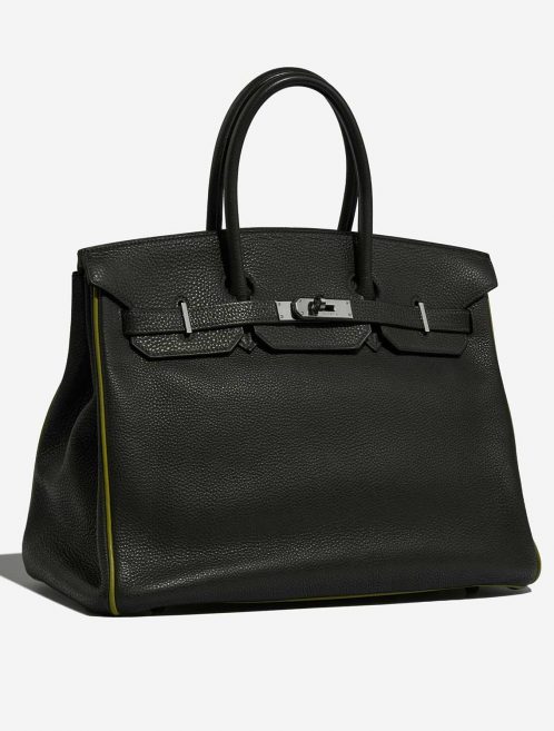 Hermès Birkin 35 VertFonce-VertChartreuse-VertAnis Side Front  | Sell your designer bag on Saclab.com
