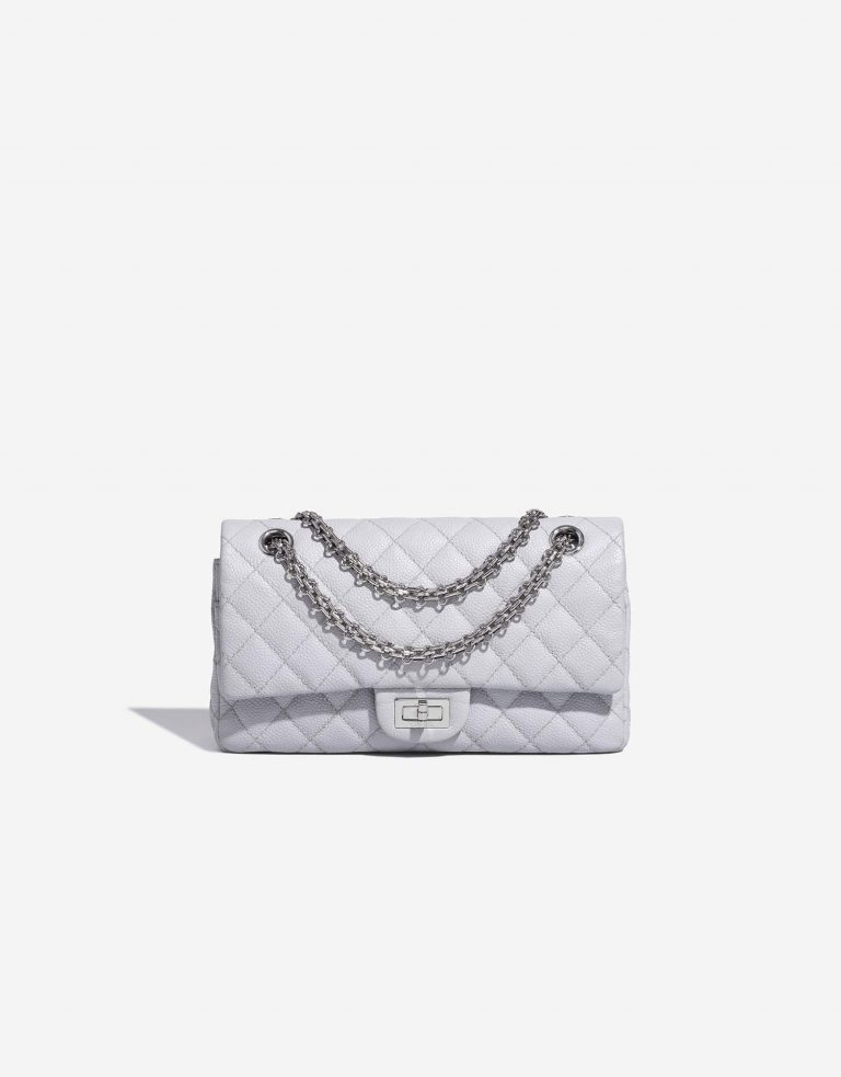 Chanel 255Reissue 225 LightBlue Front  | Sell your designer bag on Saclab.com