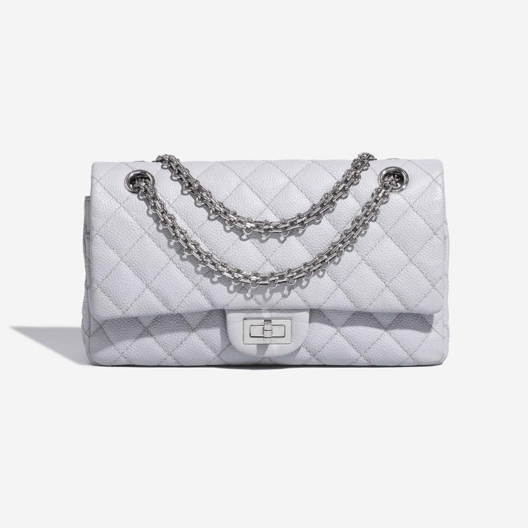 Chanel 255Reissue 225 LightBlue Front  | Sell your designer bag on Saclab.com