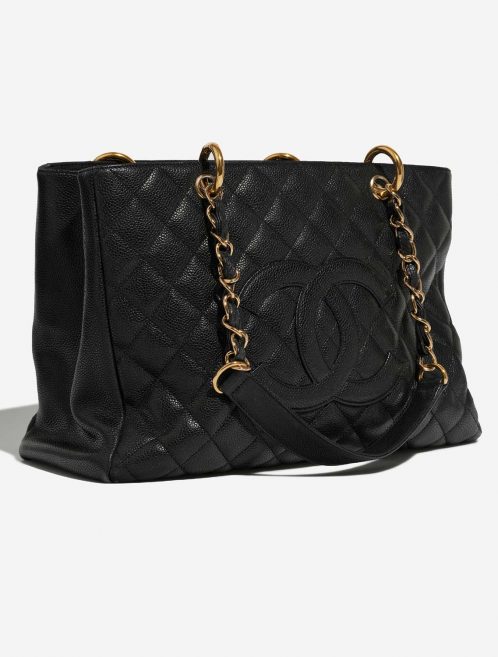 Chanel ShoppingTote GST Black Side Front  | Sell your designer bag on Saclab.com