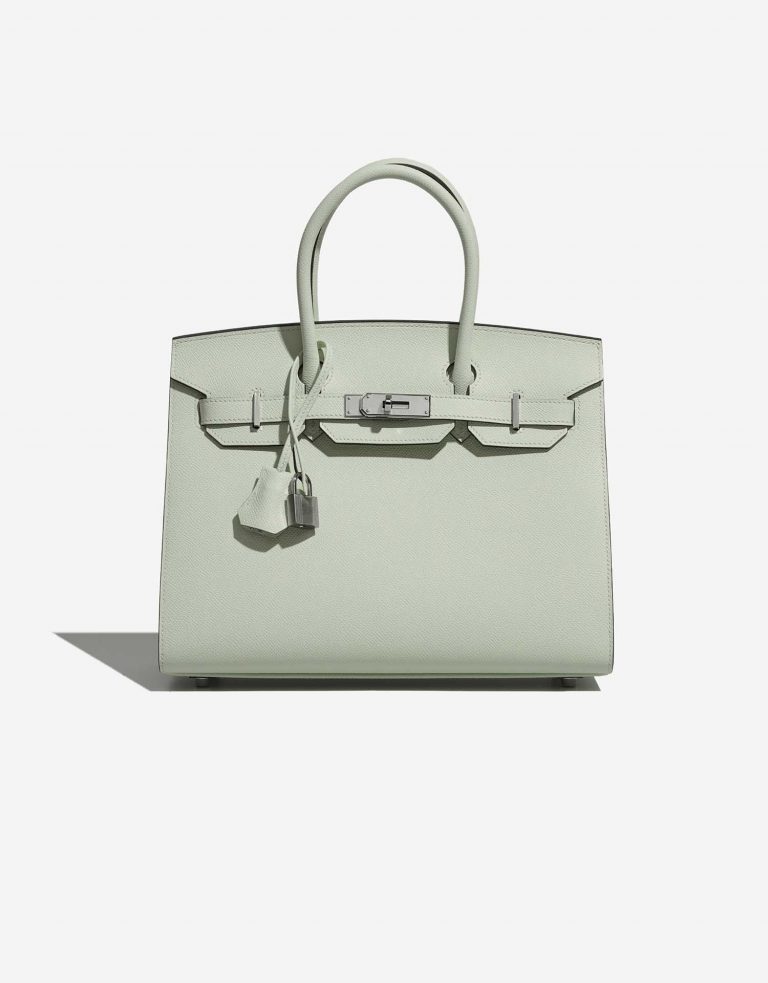 Hermès Birkin 30 VertFizz Front  | Sell your designer bag on Saclab.com