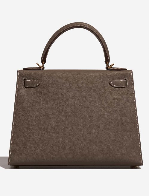 Hermès Kelly 28 Etoupe Back  | Sell your designer bag on Saclab.com