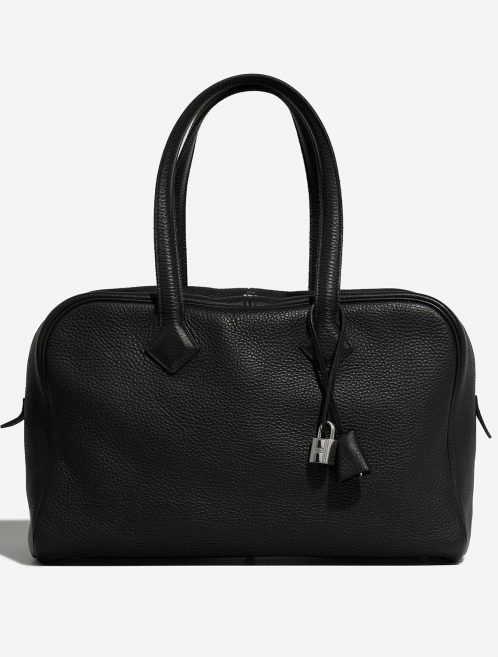 Hermès Victoria 35 Black Front  | Sell your designer bag on Saclab.com