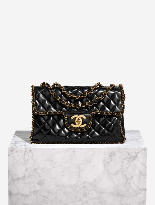 Chanel Timeless Maxi Black Front  | Sell your designer bag on Saclab.com