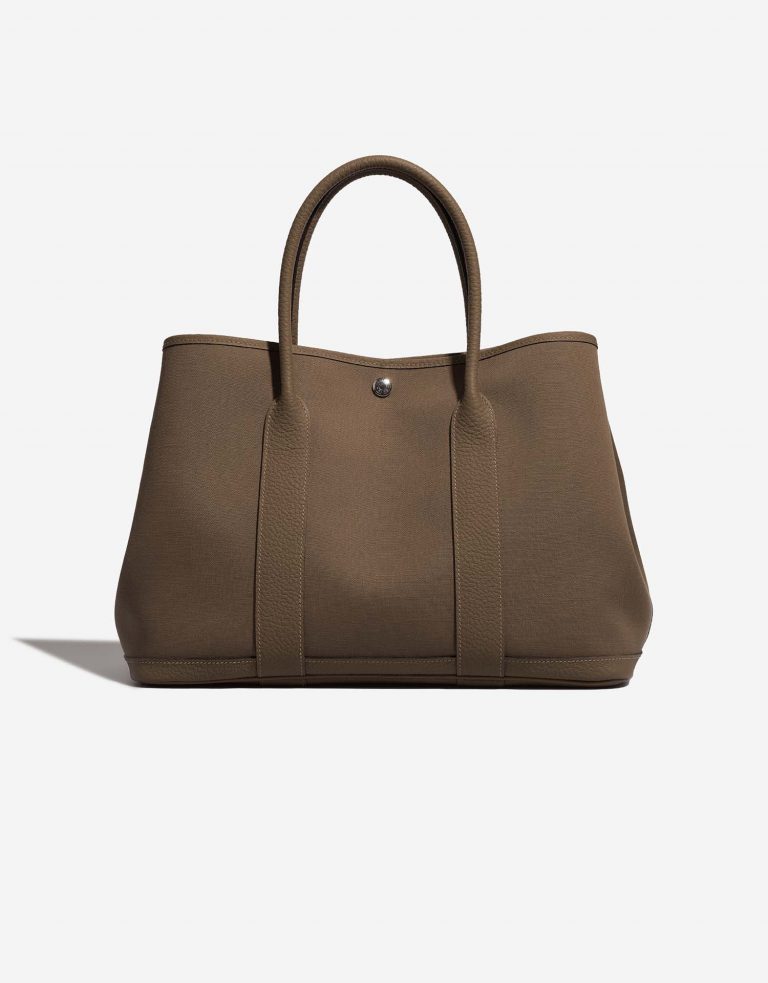 Hermès Garden Party 36 Toile / Negonda Etoupe / Beige de