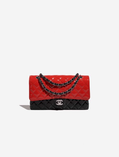 Chanel Timeless Medium Black-Red Front  | Sell your designer bag on Saclab.com