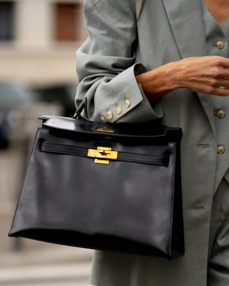 Hermès vintage Kelly Box Black