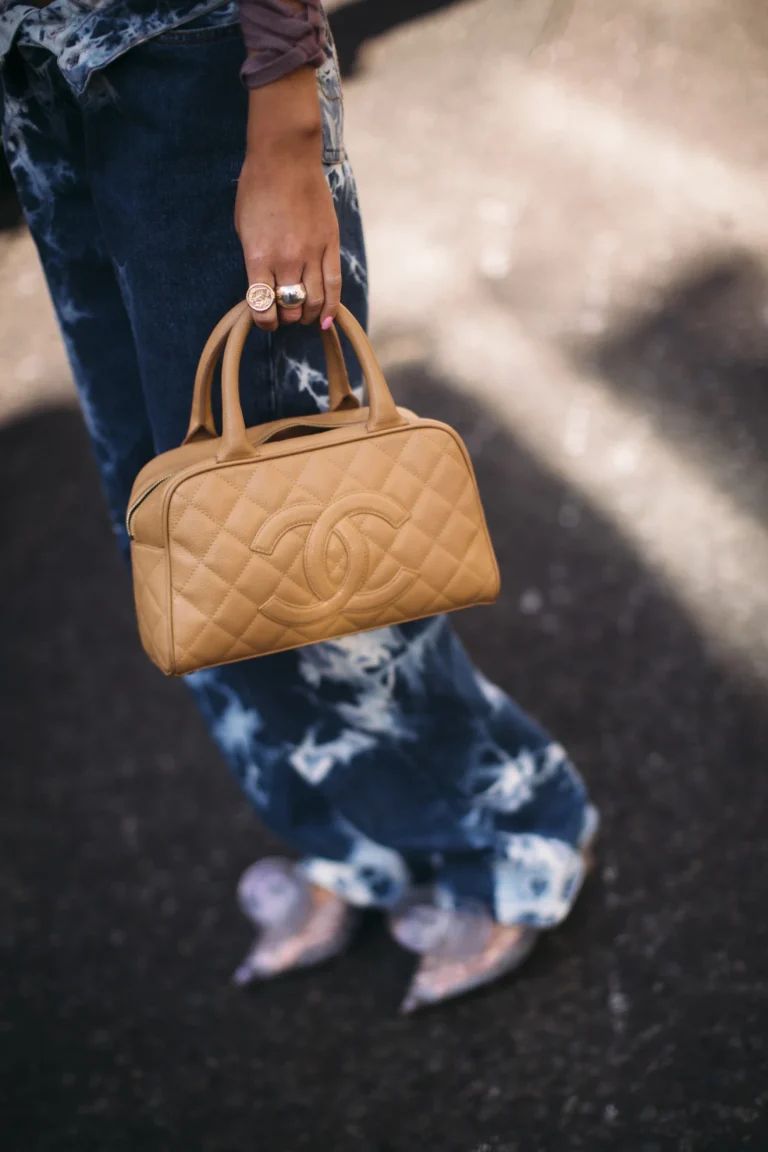 Chanel vintage bowling bag