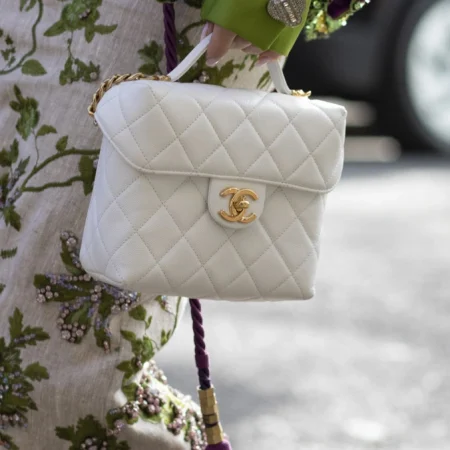 Vintage Chanel Bag in White
