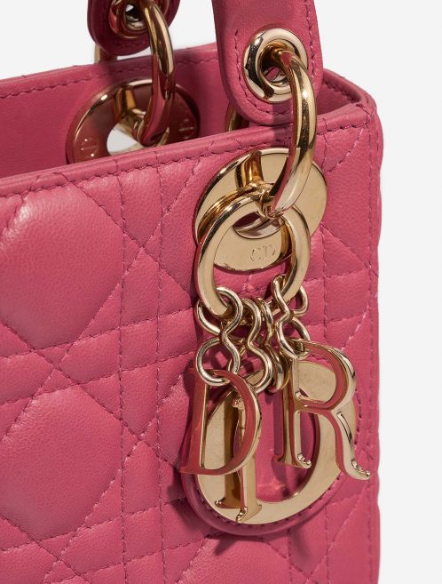 Dior Lady Small Pink Closing System | Sell your designer bag on Saclab.com