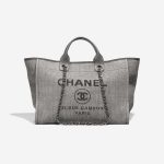 Chanel Deauville Medium Grey Front  | Sell your designer bag on Saclab.com