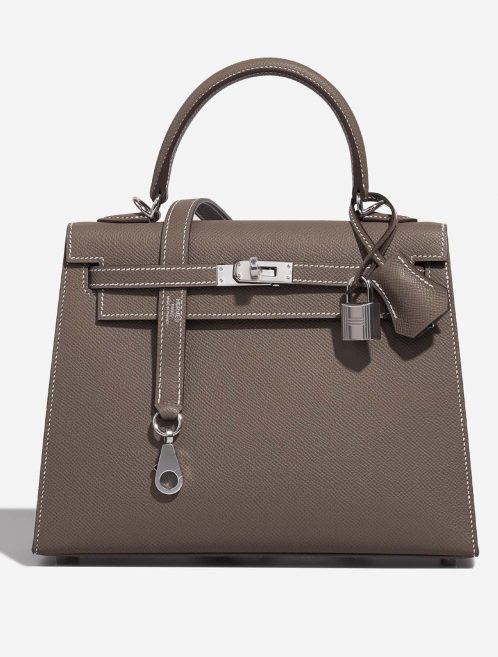 Hermès Kelly 25 Etoupe 2F S | Sell your designer bag on Saclab.com