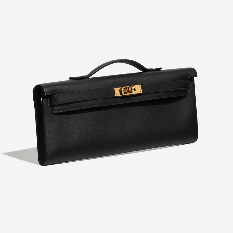 Hermès KellyCutClutch OneSize Black Side Front  | Sell your designer bag on Saclab.com