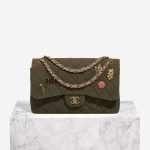 Chanel Timeless Jumbo Khaki Front  | Sell your designer bag on Saclab.com