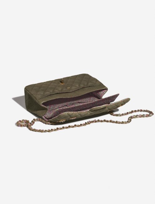 Chanel Timeless Jumbo Khaki Inside  | Sell your designer bag on Saclab.com