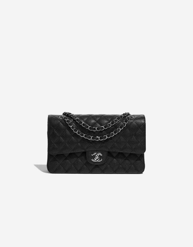 Chanel Timeless Medium Black Front  | Sell your designer bag on Saclab.com