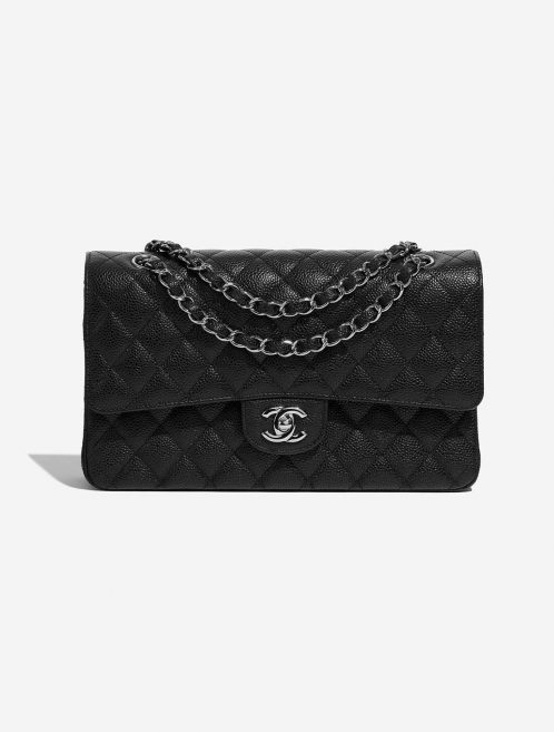 Chanel Timeless Medium Black Front  | Sell your designer bag on Saclab.com