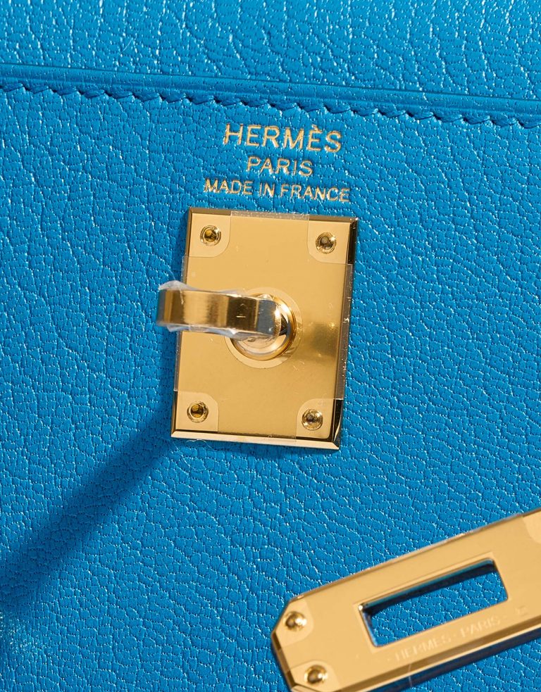 Hermès Kelly 25 BlueFrida Logo  | Sell your designer bag on Saclab.com