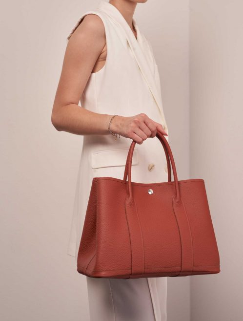 Hermès GardenParty 36 RougeDuchesse 1M | Sell your designer bag on Saclab.com