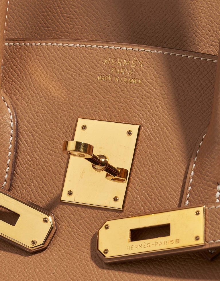 Hermès Birkin 35 Tabac-Camel Logo  | Sell your designer bag on Saclab.com