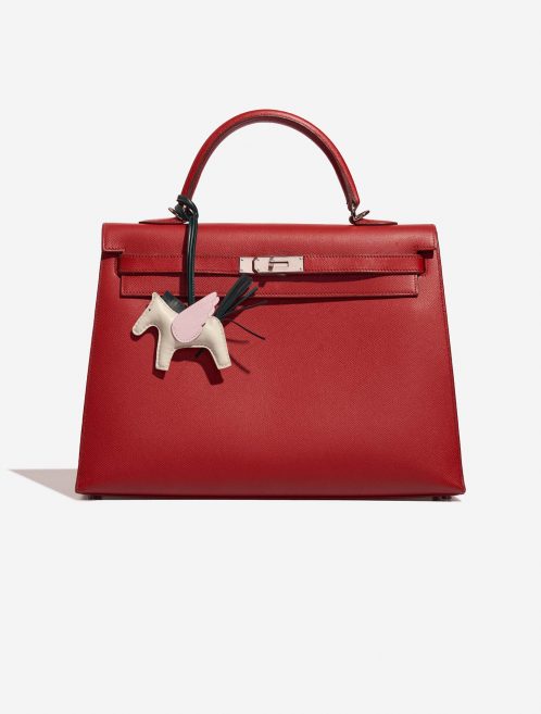 Hermès RodeoPegasusPM MauvePale-VertCypress-Craie Closing System  | Sell your designer bag on Saclab.com