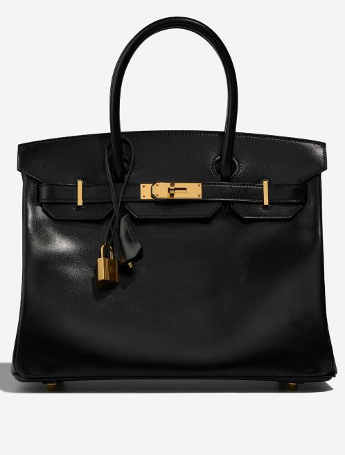 Hermès Birkin 30 Black Front  | Sell your designer bag on Saclab.com