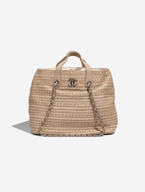 Pre-owned Chanel bag Shopping Tote Rattan / Caviar Beige Beige | Sell your designer bag on Saclab.com
